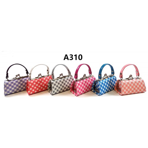 Lipstick Case - Checker Print  - 12PCS/PACK - LS-A310